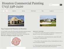 Tablet Screenshot of houstoncommercialpainting.net